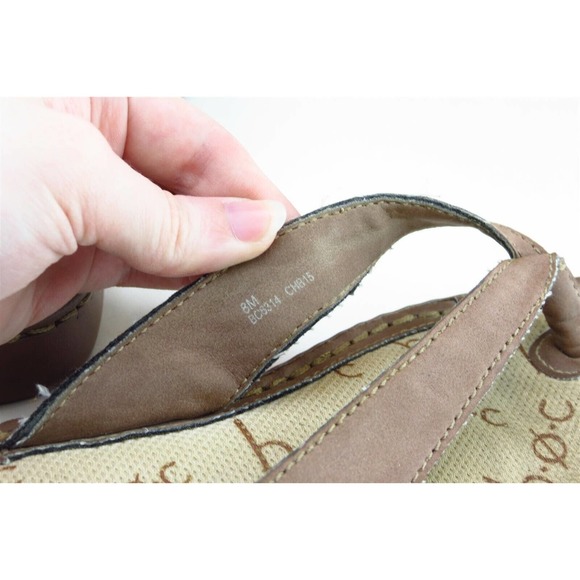 Born Concept Sz 8‎ M Brown Flip Flop Synthetic Women Sandals - Picture 6 of 8